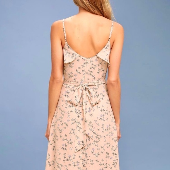 Lulus “Blooming Love” High Low Ruffle Midi Dress - Picture 11 of 15